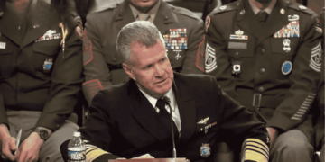 aptura de pantalla de la declaración de Samuel Paparo, jefe del INDOPACOM.