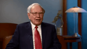 Warren Buffett hablando en una entrevista.