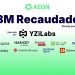 Promocional de Aeon, que logró recaudar 8 millones de dólares en su ronda pre-semilla, liderada por YZiLabs