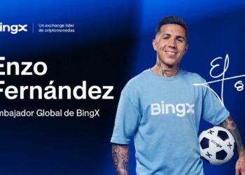 Enzo Fernández, embajador global de BingX.