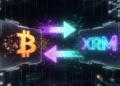 Un intercambio entre los criptoactivos Bitcoin y Monero.