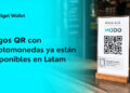 Promocional de Bitget Wallet, expande los pagos con QR en América Latina, a través de criptomonedas.