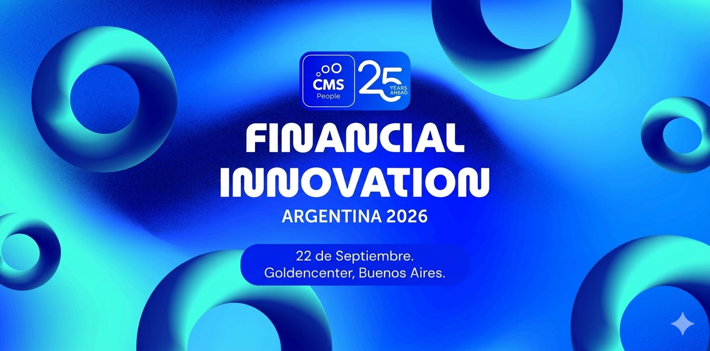 Banner del evento Financial Innovation Argentina 2026, 22 de septiembre, Goldencenter, Buenos Aires.