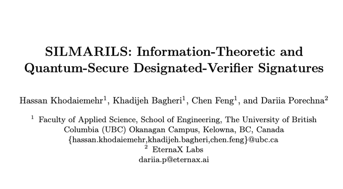 Cover of a post-quantum research.