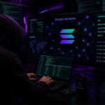 Un hacker operando en la red Solana.