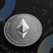 moneda de eth sobre un fondo negro