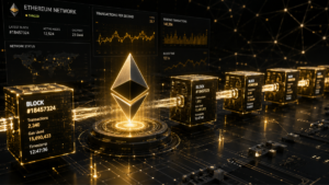 La red Ethereum avanza en mejoras en su protocolo. Fuente: Imagen generada con Grok.