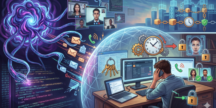 Las wallets refuerzan sus defensas contra la ingeniería social mientras la IA acelera y abarata los ataques. Fuente: Gemini.