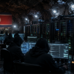 Un grupo de hackers operando desde una cueva.