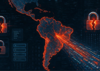 Una imagen del continente sudamericano.