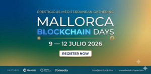 Cartel de Mallorca Blockchain Days del 9 - 12 JULIO 2026.