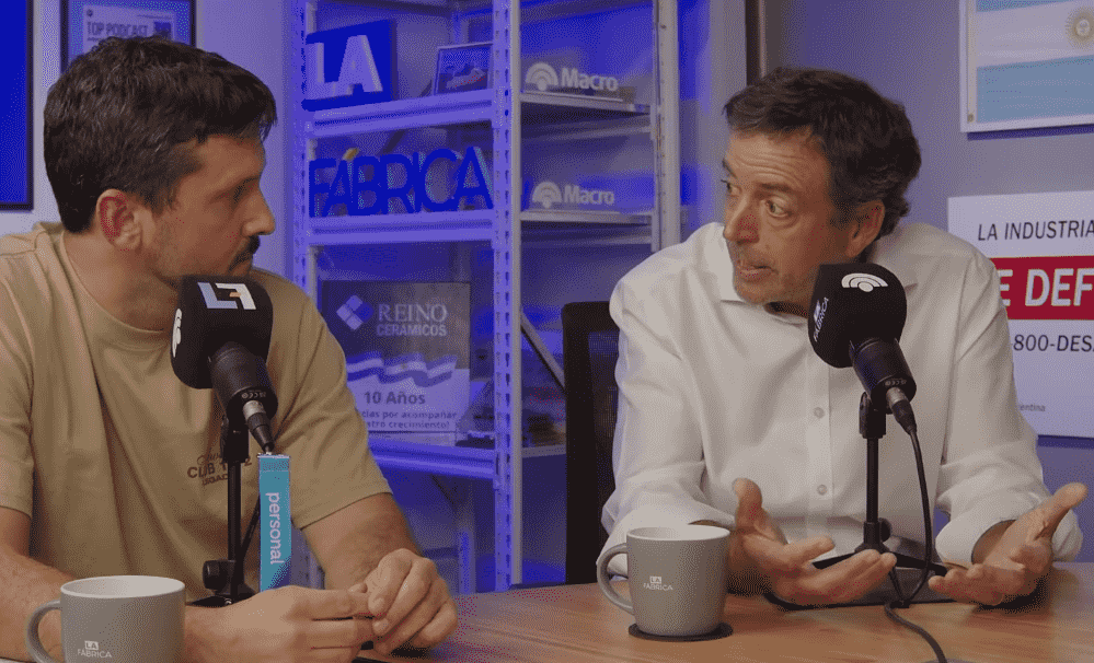 Mariano Bosch, co-founder of Adecoagro, during his interview on La Fábrica Podcast analyzing agroindustrial infrastructure in the Southern Cone.