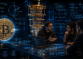 Desarrolladores discutiendo sobre computación cuántica y Bitcoin.
