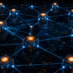 Nodos de Bitcoin conectados entre sí.