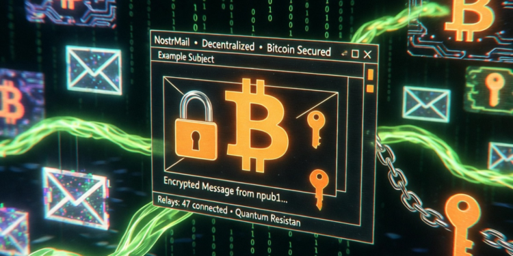 Un email basado en la red descentralizada de Bitcoin.