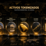 Activos del mundo real (RWA) tokenizados en redes de criptomonedas.