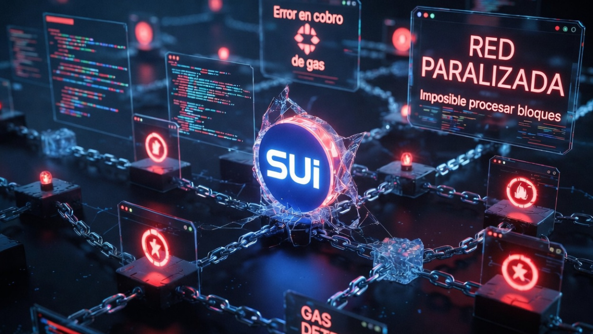 Error en actualización paralizó la red Sui y derrumbó el token más de 6%