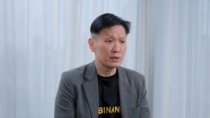 Fotografía del CEO de Binance, Richard Teng.