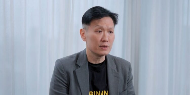 Fotografía del CEO de Binance, Richard Teng.
