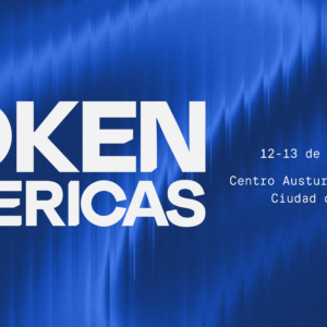 Banner del evento "Token Americas" en Ciudad de México, 12-13 de agosto de 2026.