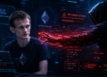 Vitalik Buterin sufriendo un ataque on chain en Ethereum.