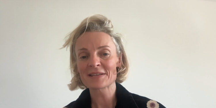 Fotografía de Rachel Conlan, CMO de Binance.