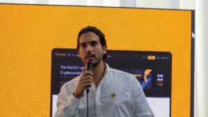 Fotografía de Jaime Varela, Growth Manager LATAM de Binance, en Venezuela.