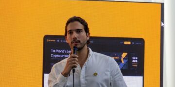 Fotografía de Jaime Varela, Growth Manager LATAM de Binance, en Venezuela.