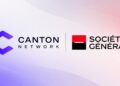 El logo de Canton Network junto al de Societe Generale.