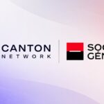 El logo de Canton Network junto al de Societe Generale.