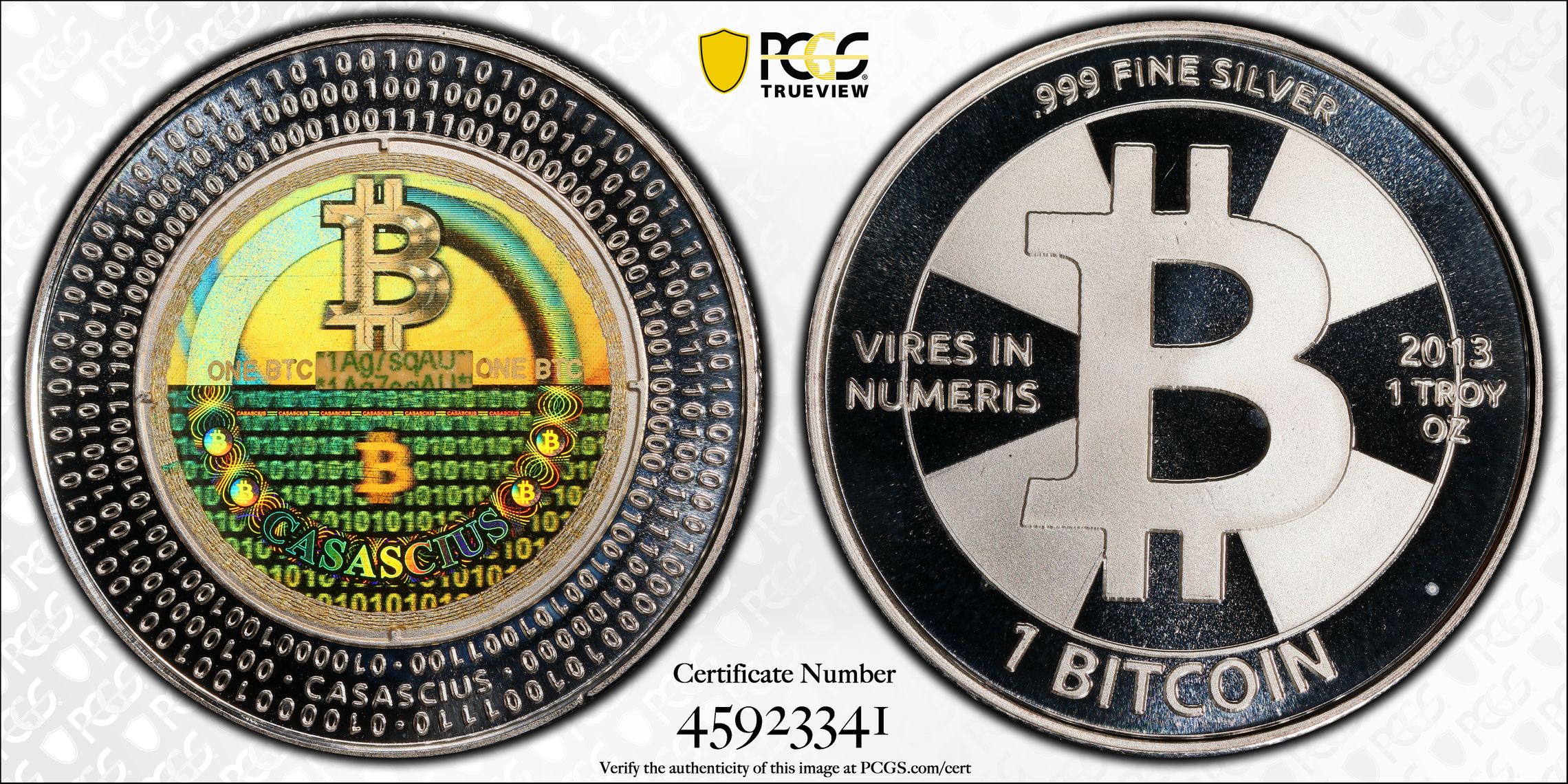 Canjean una rara moneda Casascius de 1 BTC que permaneció sellada desde 2012