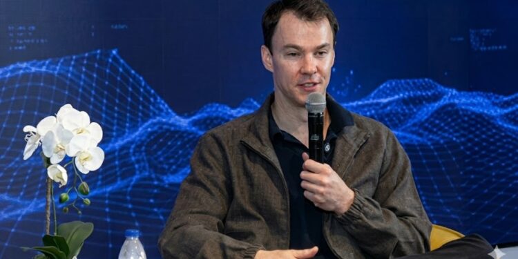 Fotografía de Fred Ehrsam, cofundador de Coinbase.