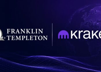El logo de Franklin Templeton junto al de Kraken.