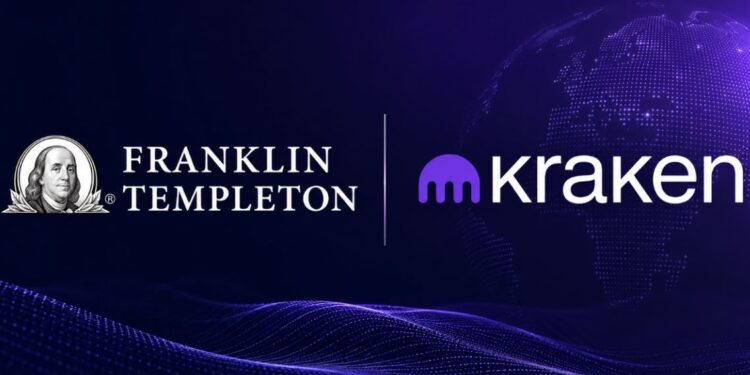 El logo de Franklin Templeton junto al de Kraken.