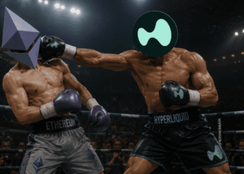 Hyperliquid le está ganando a Ethereum la "pelea" de ingresos mensuales. Fuente: imagen generada por CriptoNoticias mediante la inteligencia artificial de ChatGPT.