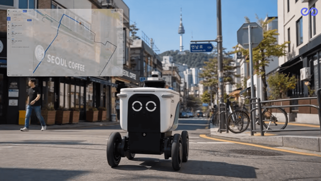 Un robot navega Seúl, paga en criptomonedas y no le pregunta nada a nadie