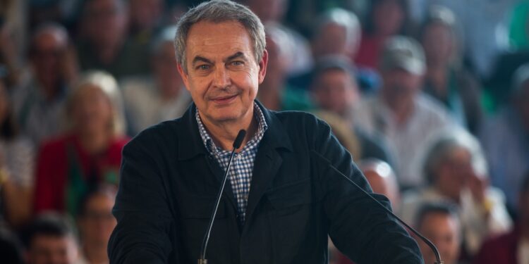 Fotografía del expresidente del gobierno español José Luis Rodríguez Zapatero.