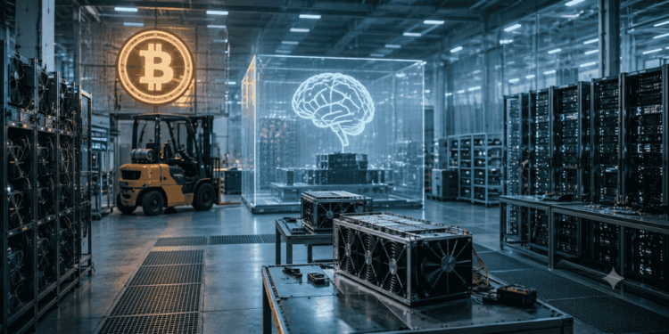 mineros de BTC trabajando para una IA.