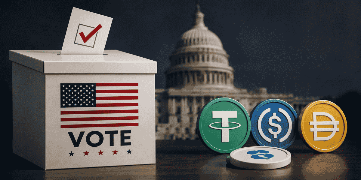 Tether anticipa turbulencia para las criptomonedas en elecciones de EE.UU.