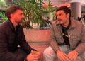 Fotografía de Bruno Vaccotti siendo entrevistado por Franco Scandizzo.