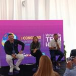 Fotografía del panel de Bitfinex y BitGo en el Venezuela Tech Week.