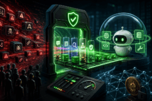 NVIDIA presenta SkillSpector: verifica habilidades de agentes IA antes de ejecutarlas con auditoría previa. Fuente: Imagen IA