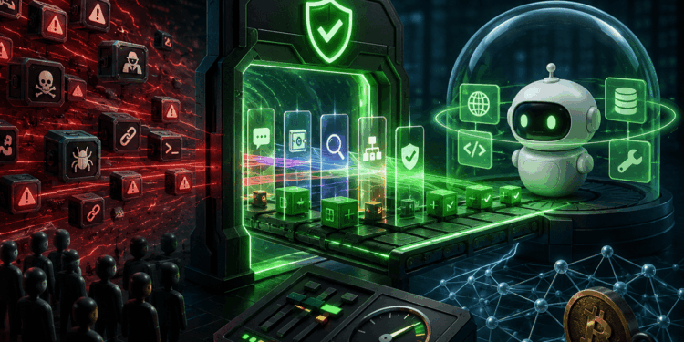 NVIDIA presenta SkillSpector: verifica habilidades de agentes IA antes de ejecutarlas con auditoría previa. Fuente: Imagen IA