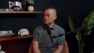 Changpeng Zhao (CZ) durante una entrevista.