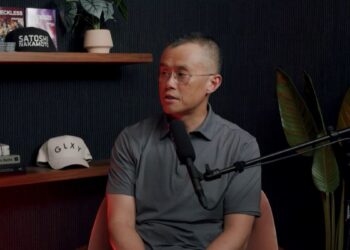 Changpeng Zhao (CZ) durante una entrevista.