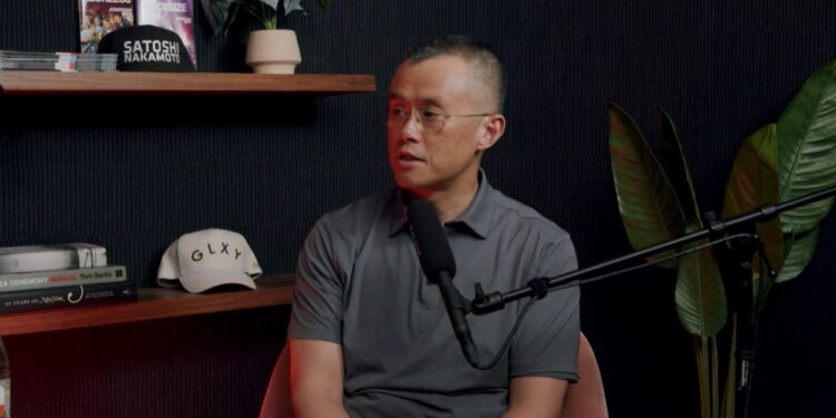Changpeng Zhao (CZ) durante una entrevista.