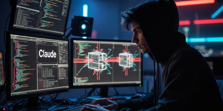 Un desarrollador operando con Claude Code.