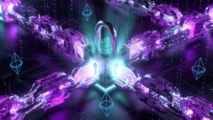 La red Ethereum procesando bloques.