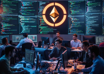 Un centro de desarrollo de la red de criptomonedas Ethereum.