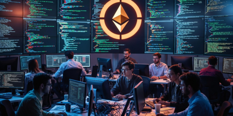 Un centro de desarrollo de la red de criptomonedas Ethereum.